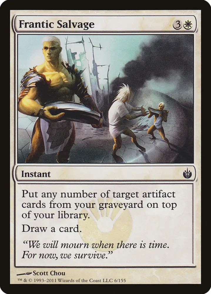 Frantic Salvage [Mirrodin Besieged] - MTG Single