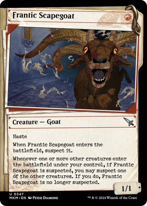 Frantic Scapegoat (Showcase) [Murders at Karlov Manor] - MTG Single