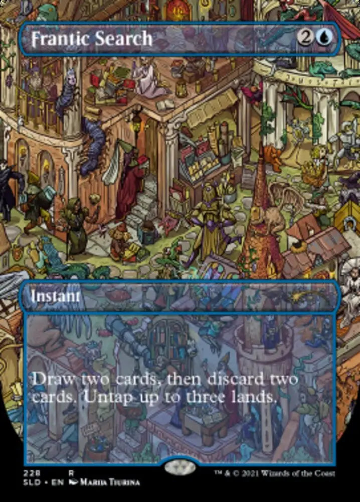 Frantic Search (Borderless) [Secret Lair Drop Series] - MTG Single