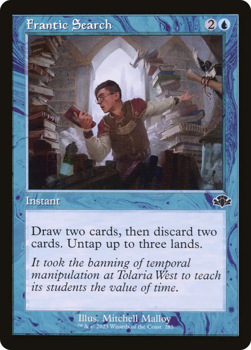 Frantic Search (Retro) [Dominaria Remastered] - MTG Single