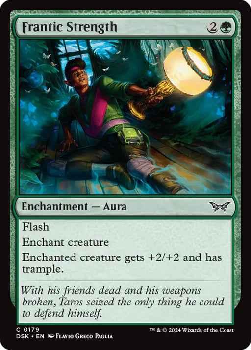 Frantic Strength [Duskmourn: House of Horror] - MTG Single