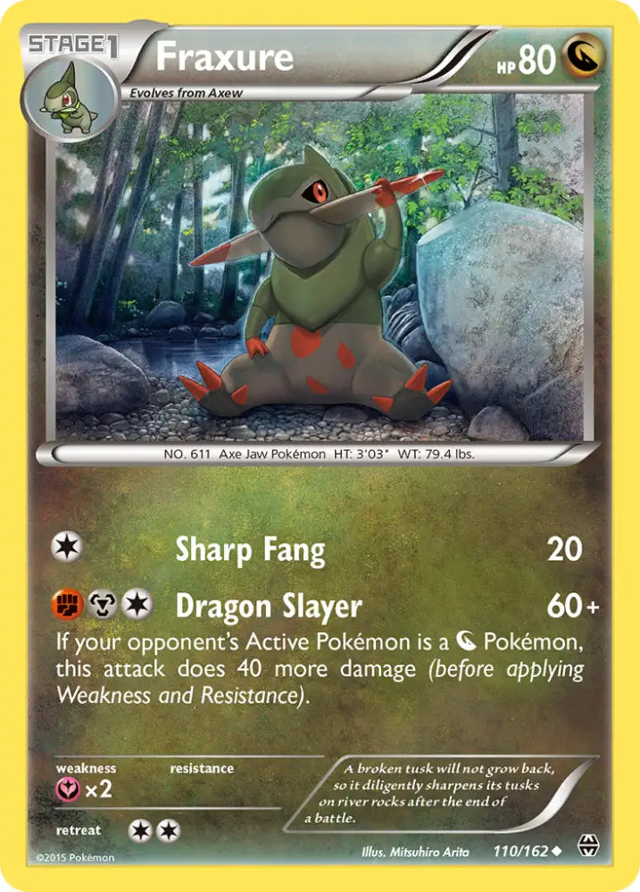 Fraxure (110/162) [XY: BREAKthrough] - Pokemon Single