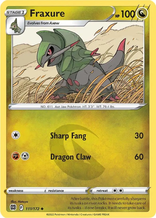 Fraxure (111/172) [Sword & Shield: Brilliant Stars] - Pokemon Single