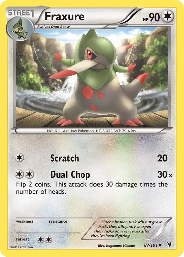 Fraxure (87/101) [Black & White: Noble Victories] - Pokemon Single