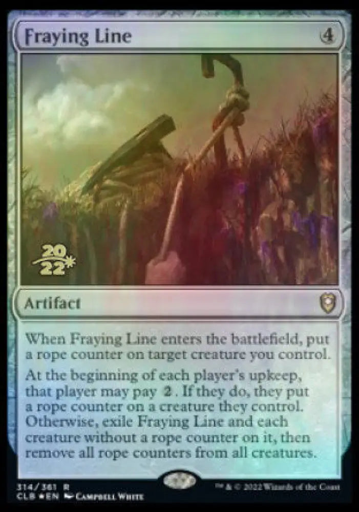 Fraying Line [Commander Legends: Battle for Baldur’s Gate Prerelease Promos] - MTG Single