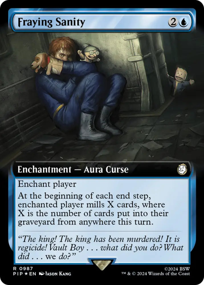 Fraying Sanity (Extended Art) (Surge Foil) [Fallout] - MTG Single