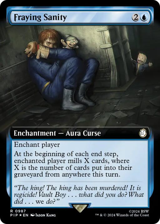 Fraying Sanity (Extended Art) (Surge Foil) [Fallout] - MTG Single