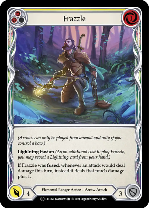 Frazzle (Yellow) [Tales of Aria Unlimited] Unlimited Rainbow Foil - Flesh And Blood Single