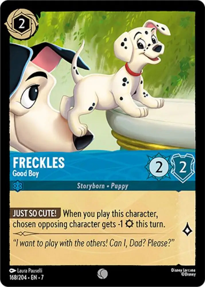 Freckles - Good Boy (168/204) [Archazia’s Island] - Lorcana Single