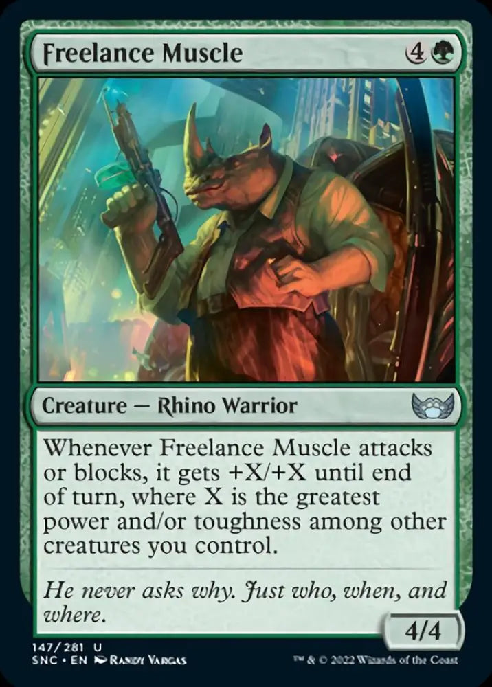 Freelance Muscle [Streets of New Capenna] - MTG Single
