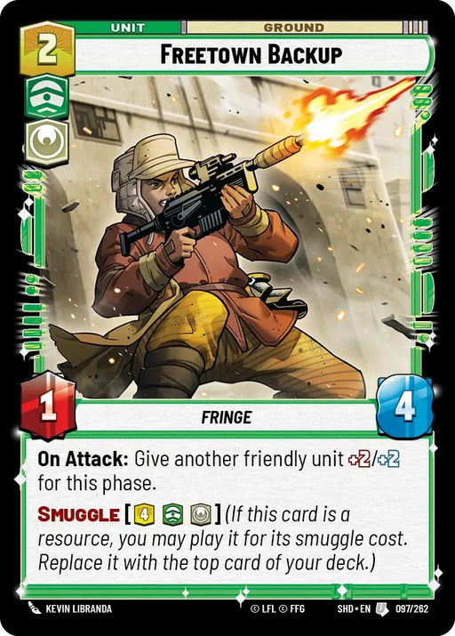 Freetown Backup (097/262) [Shadows of the Galaxy] - Star Wars: Unlimited Single