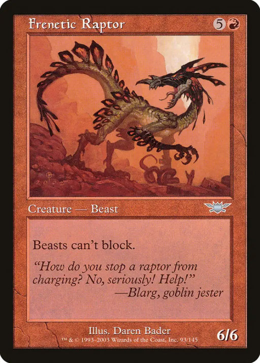 Frenetic Raptor [Legions] - MTG Single
