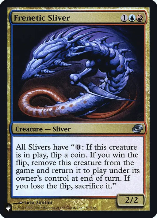 Frenetic Sliver [Secret Lair: Heads I Win Tails You Lose] - MTG Single