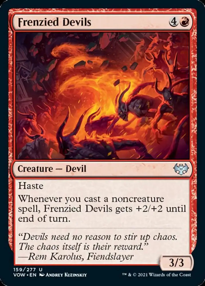 Frenzied Devils [Innistrad: Crimson Vow] - MTG Single