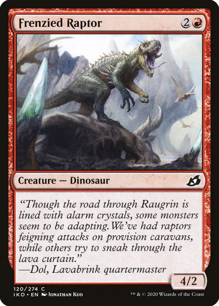 Frenzied Raptor [Ikoria: Lair of Behemoths] - MTG Single