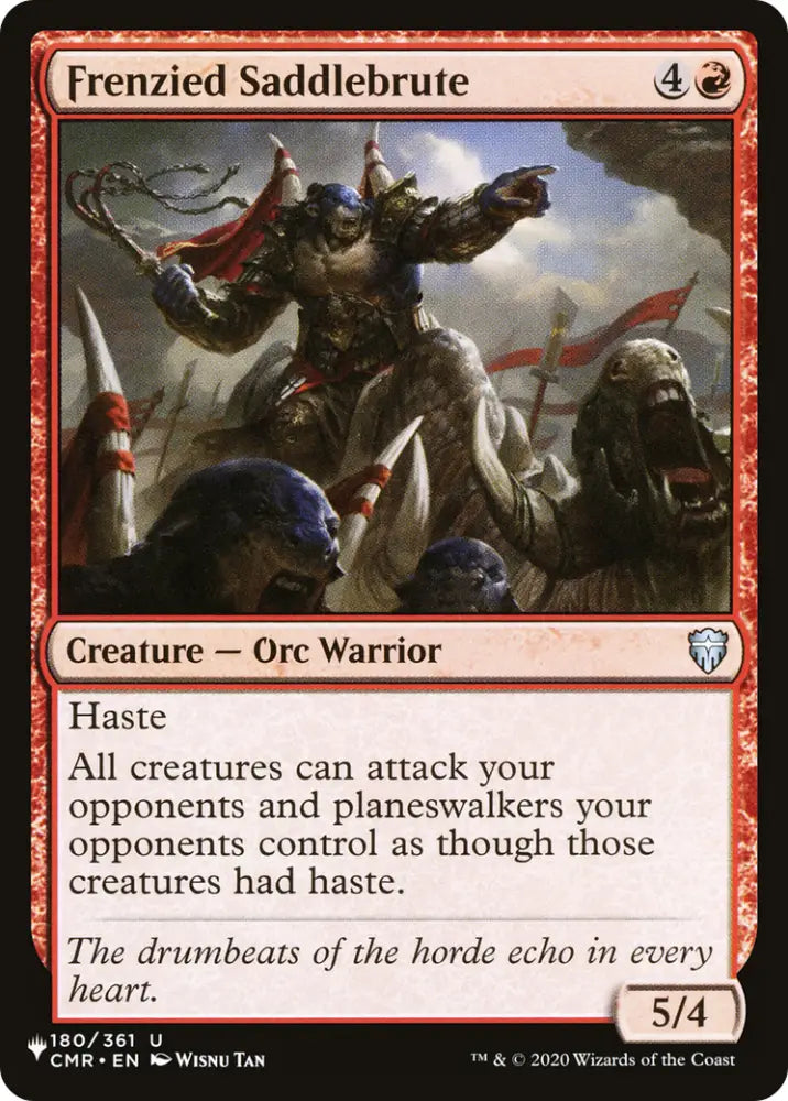 Frenzied Saddlebrute [The List] - MTG Single