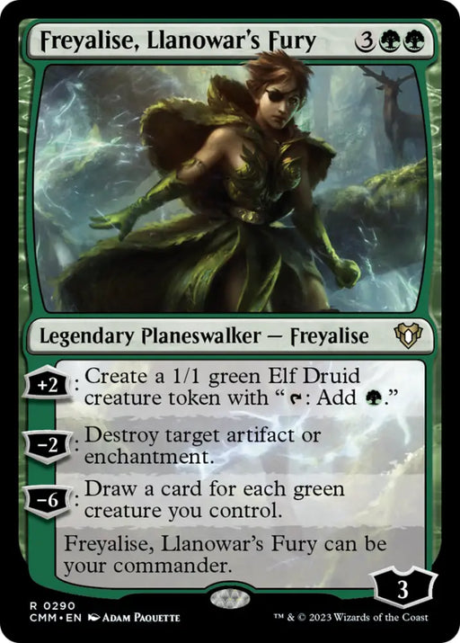 Freyalise Llanowar’s Fury [Commander Masters] - MTG Single