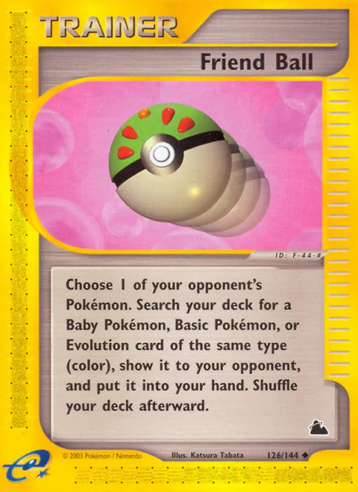 Friend Ball (126/144) [Skyridge] - Pokemon Single