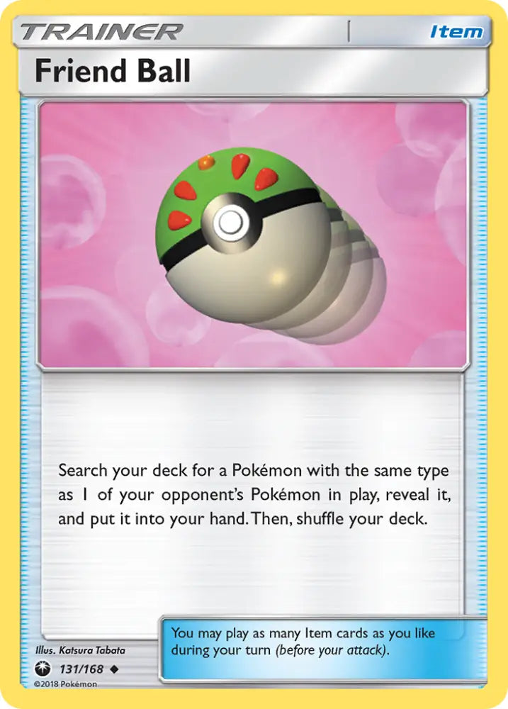 Friend Ball (131/168) [Sun & Moon: Celestial Storm] - Pokemon Single