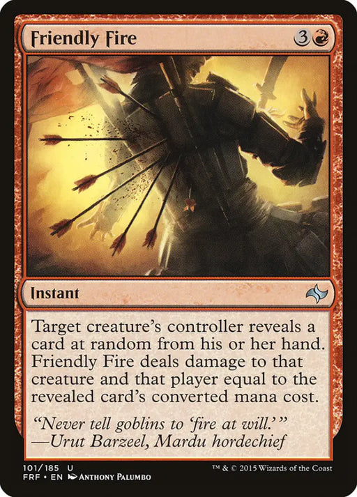 Friendly Fire [Fate Reforged] - MTG Single