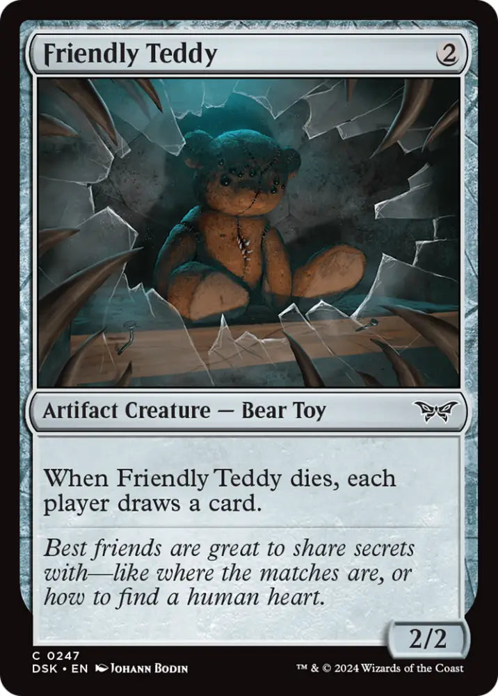 Friendly Teddy [Duskmourn: House of Horror] - MTG Single