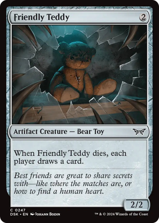 Friendly Teddy [Duskmourn: House of Horror] - MTG Single