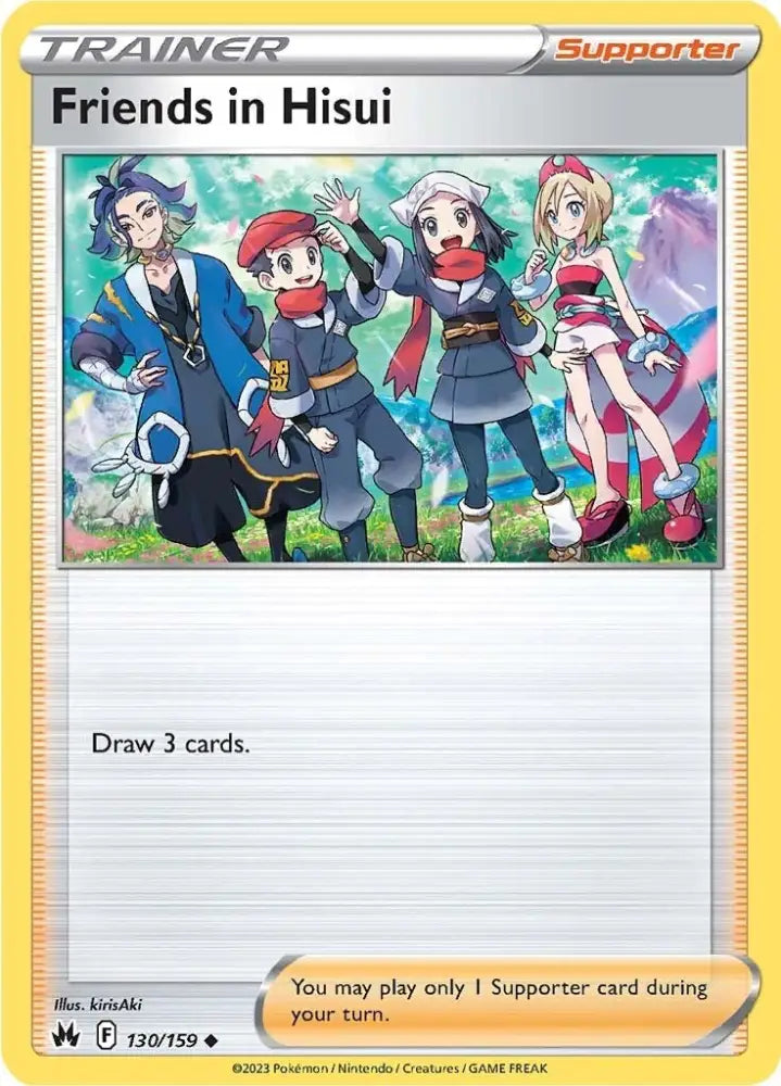 Friends in Hisui (130/159) [Sword & Shield: Crown Zenith] - Pokemon Single