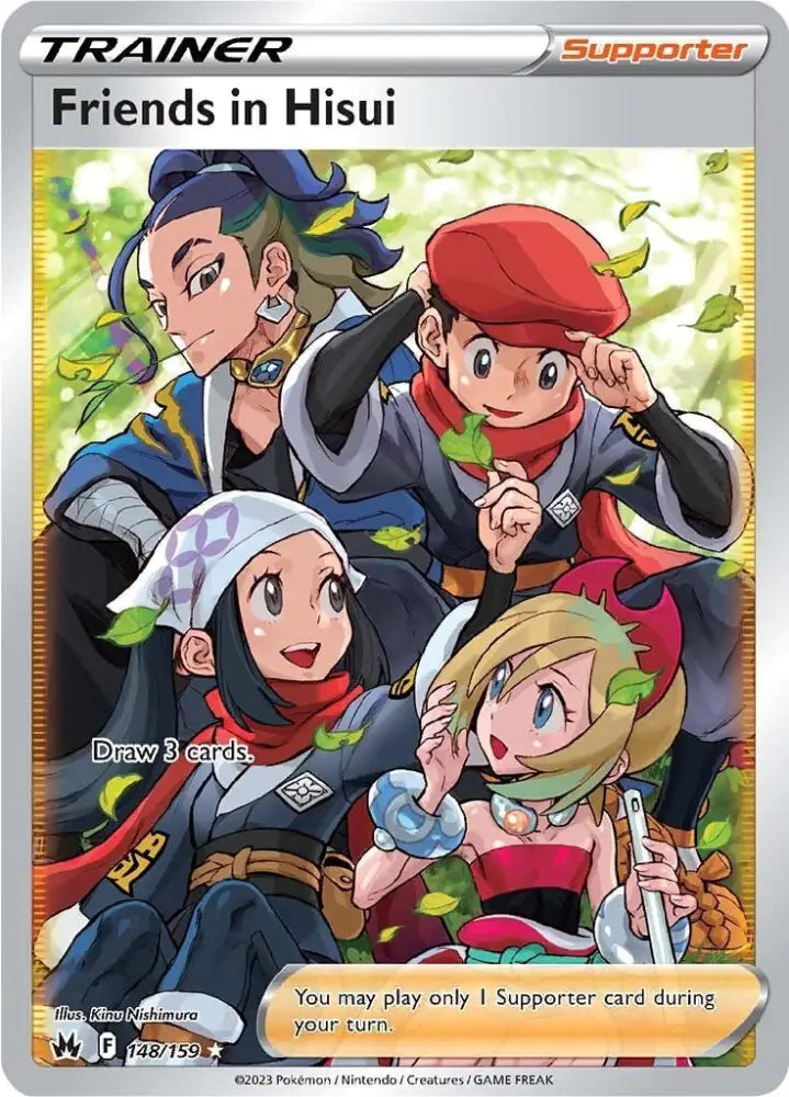 Friends in Hisui (148/159) (Full Art) [Sword & Shield: Crown Zenith] - Pokemon Single