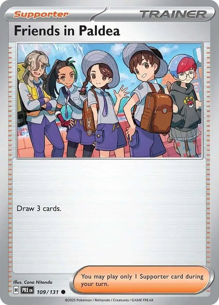 Friends in Paldea (109/131) [Scarlet & Violet: Prismatic Evolutions] - Pokemon Single