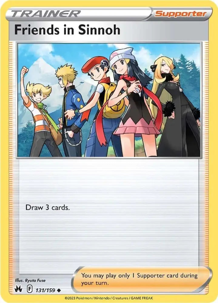 Friends in Sinnoh (131/159) [Sword & Shield: Crown Zenith] - Pokemon Single
