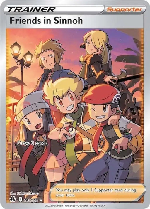 Friends in Sinnoh (149/159) (Full Art) [Sword & Shield: Crown Zenith] - Pokemon Single