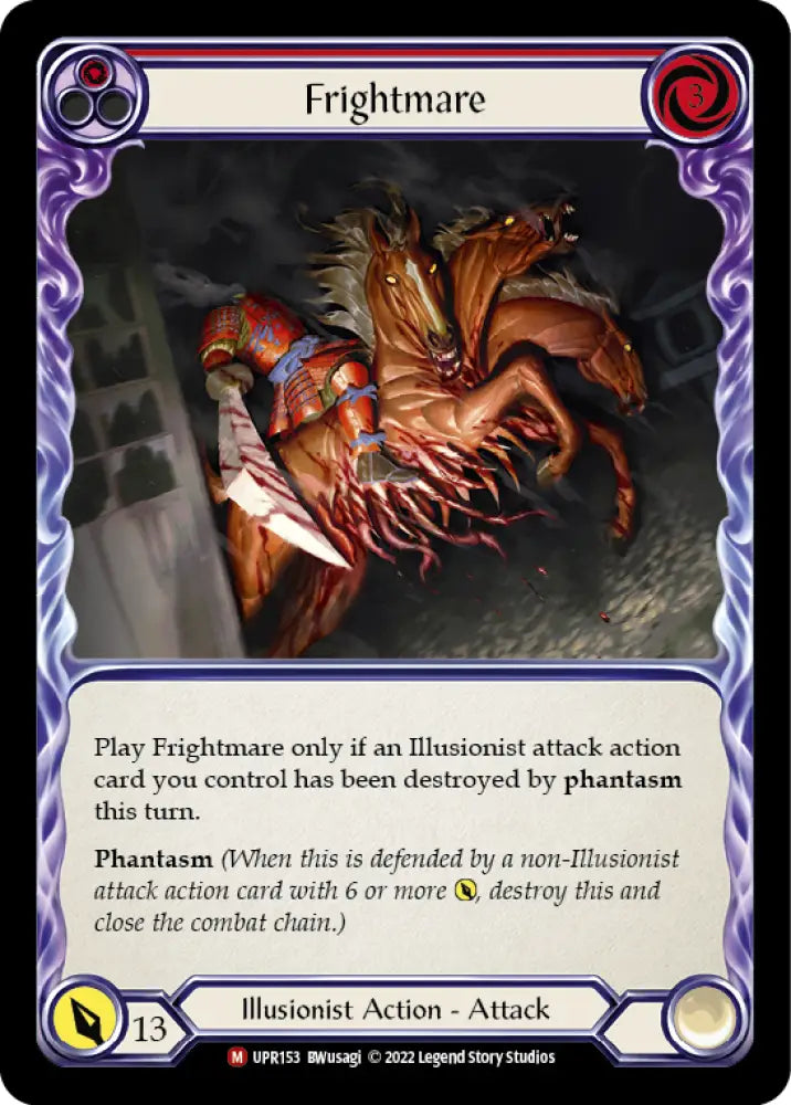 Frightmare [Uprising] Rainbow Foil - Flesh And Blood Single
