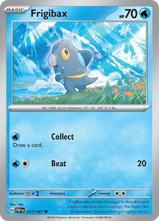 Frigibax (017/091) [Scarlet & Violet: Paldean Fates] - Pokemon Single
