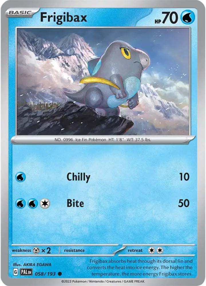 Frigibax (058/193) [Scarlet & Violet: Paldea Evolved] - Pokemon Single