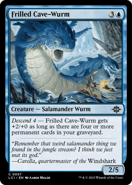 Frilled Cave-Wurm [The Lost Caverns of Ixalan] - MTG Single