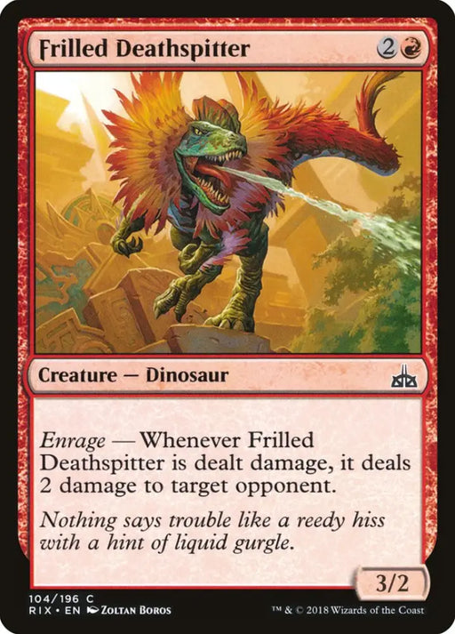 Frilled Deathspitter [Rivals of Ixalan] - MTG Single