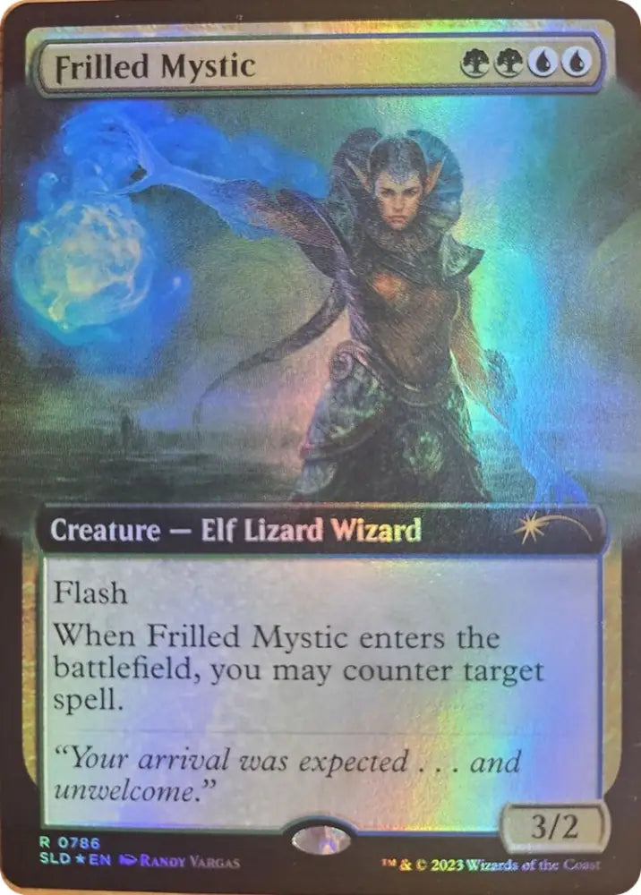 Frilled Mystic (Extended Art) [Secret Lair Drop Series] - MTG Single