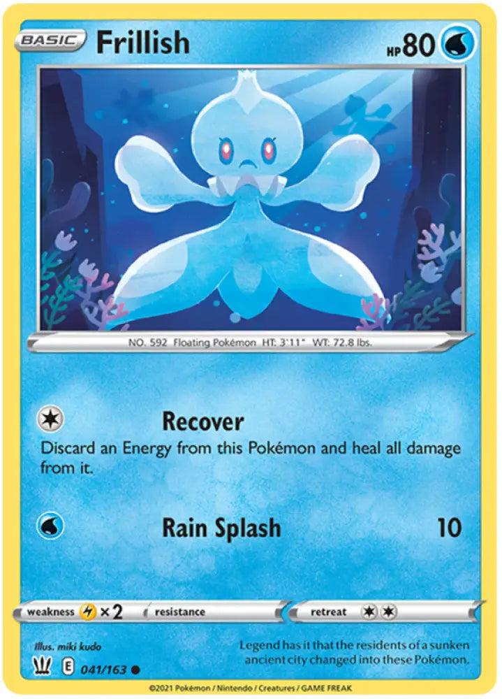 Frillish (041/163) [Sword & Shield: Battle Styles] - Pokemon Single