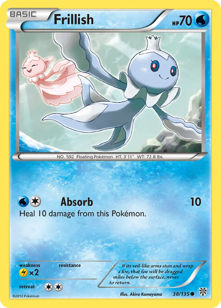 Frillish (38/135) [Black & White: Plasma Storm] - Pokemon Single