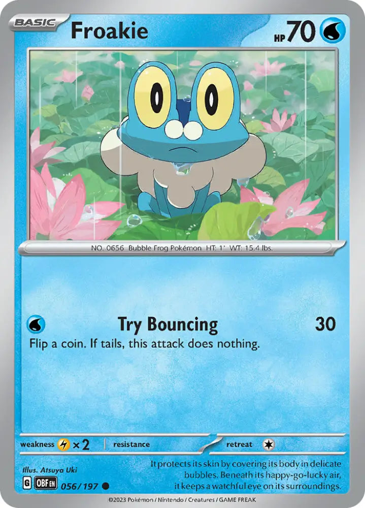 Froakie (056/197) [Scarlet & Violet: Obsidian Flames] - Pokemon Single