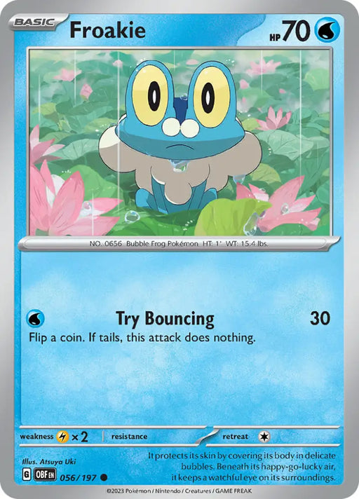 Froakie (056/197) [Scarlet & Violet: Obsidian Flames] - Pokemon Single