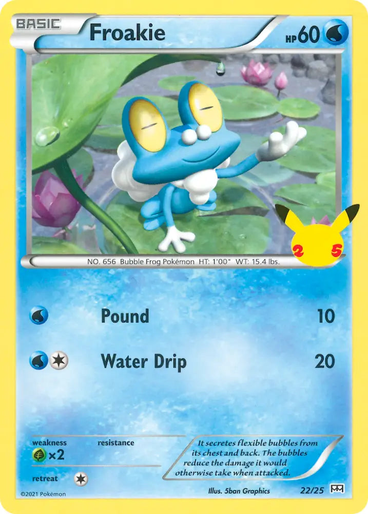 Froakie (22/25) [McDonald’s 25th Anniversary] - Pokemon Single