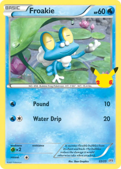 Froakie (22/25) [McDonald’s 25th Anniversary] - Pokemon Single