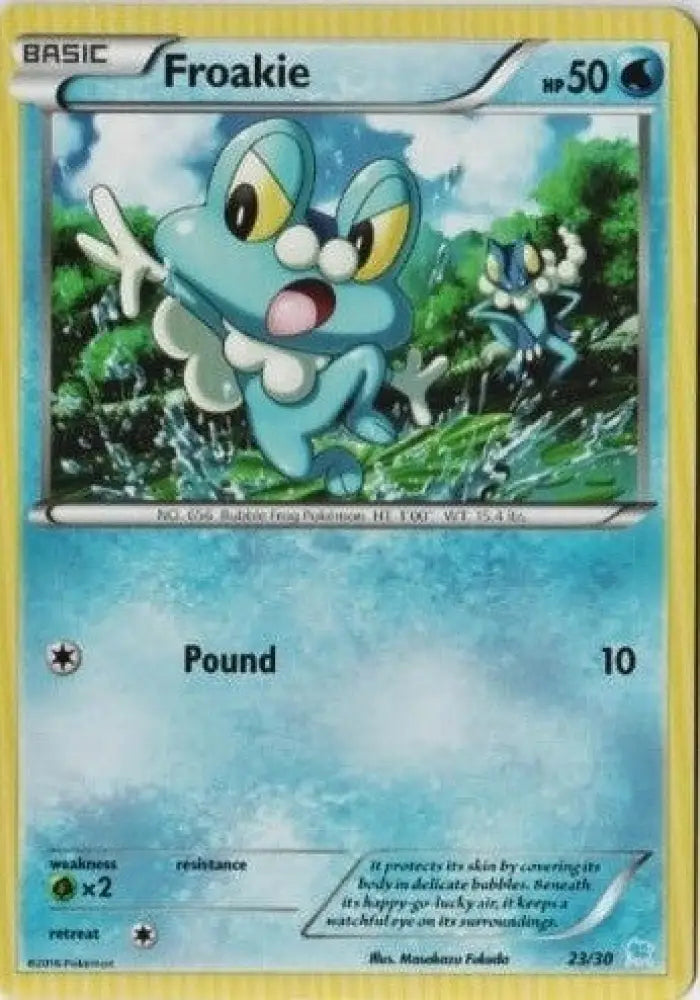 Froakie (23/30) [XY: Trainer Kit 3 - Suicune] - Pokemon Single