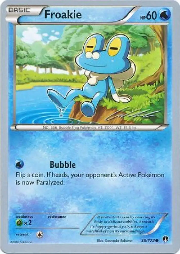 Froakie (38/122) (Ninja Blitz - Cody Walinski) [World Championships 2016] - Pokemon Single