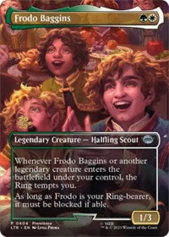 Frodo Baggins (404) [Prerelease Cards] [Borderless]