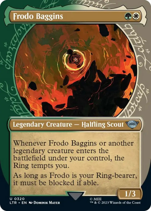 Frodo Baggins (Showcase Ring Frame) [The Lord of the Rings: Tales of Middle-Earth] - MTG Single