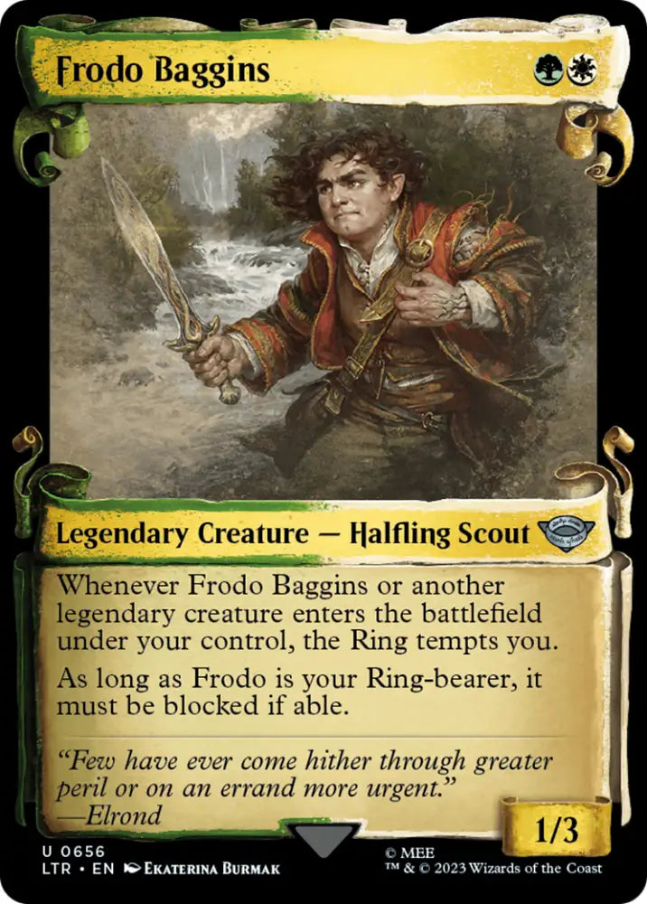 Frodo Baggins [The Lord of the Rings: Tales of Middle-Earth Showcase Scrolls] - MTG Single
