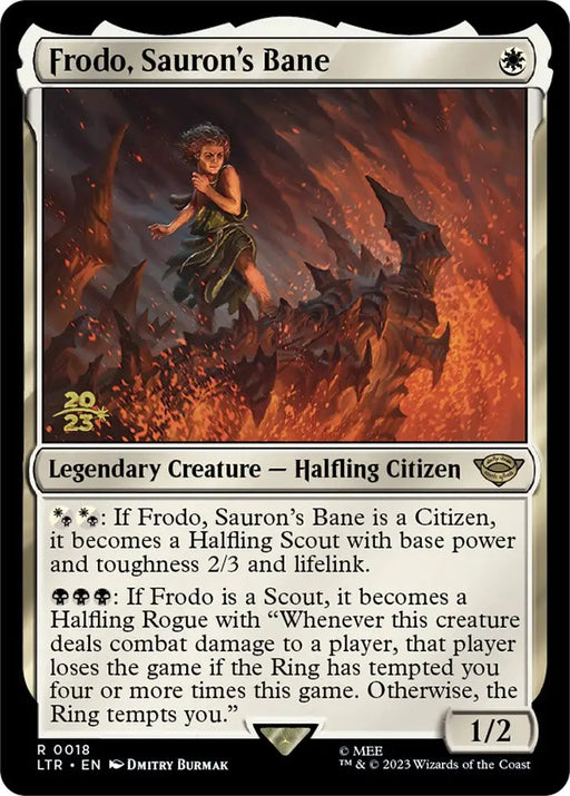 Frodo Sauron’s Bane [The Lord of the Rings: Tales of Middle-Earth Prerelease Promos] - MTG Single