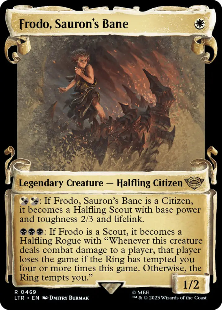 Frodo Sauron’s Bane [The Lord of the Rings: Tales of Middle-Earth Showcase Scrolls] - MTG Single